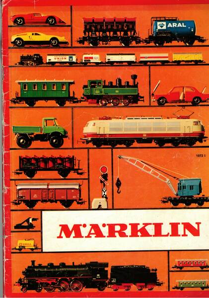 Catalogo dei trenini Marklin del 1972.