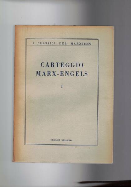 Carteggio vol. I-V. 1844-1866.