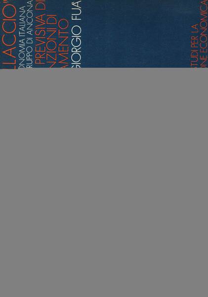 Il "modellaccio". Modello dell'economia italiana elaborato dal gruppo di Ancona. …