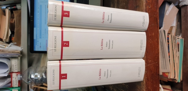 La Bibbia: Antico Testamento vol. I-II; Nuovo testamento vol. unico. …