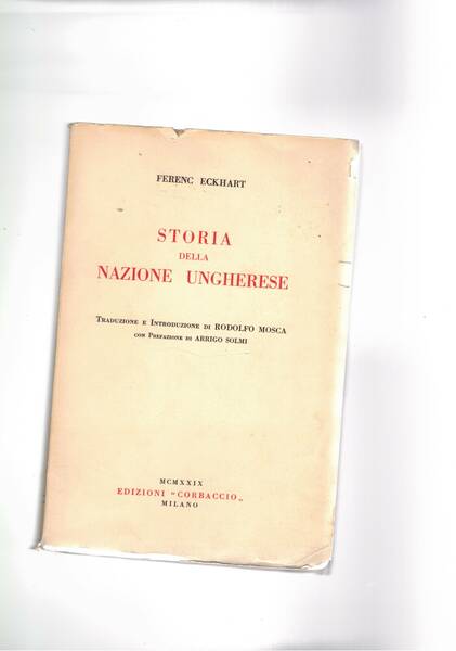 Storia della nazione ungherese.