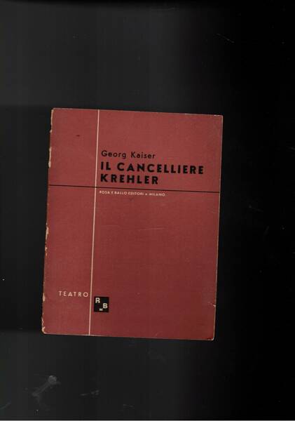 Il cancelliere Krehler.