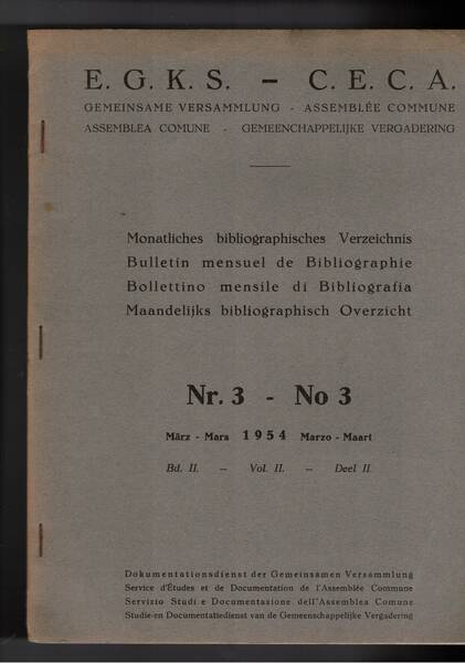 Bollettino mensile di bibliografia disponiamo dell'anno 1954 dei mesi di …