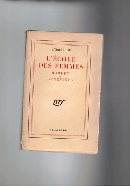 L'école de femmes. Robert - Genevieve.