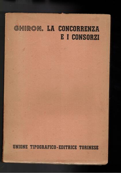 La concorrenza e i consorzi.