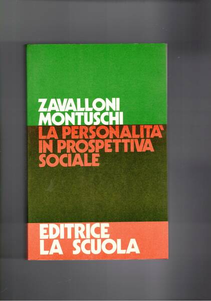 La personalità in prospettiva sociale.