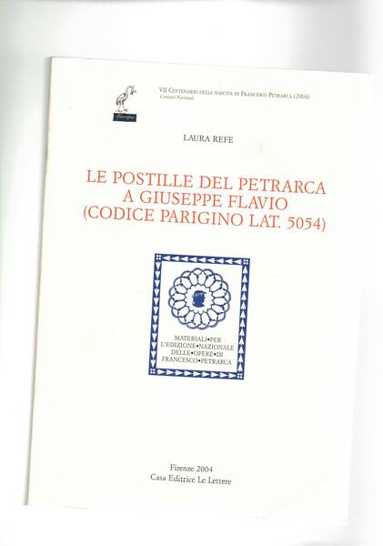 Le postille del Petrarca a Giuseppe Flavio (codice parigino Lat. …