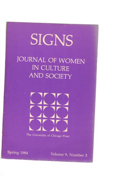 Signs. journal of women in culture and society. n° spring …