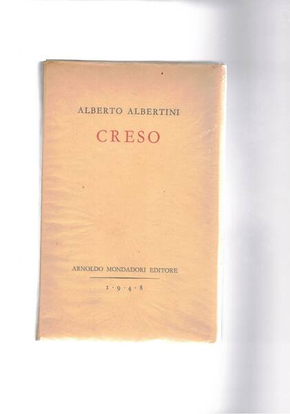 Creso. Romanzo.