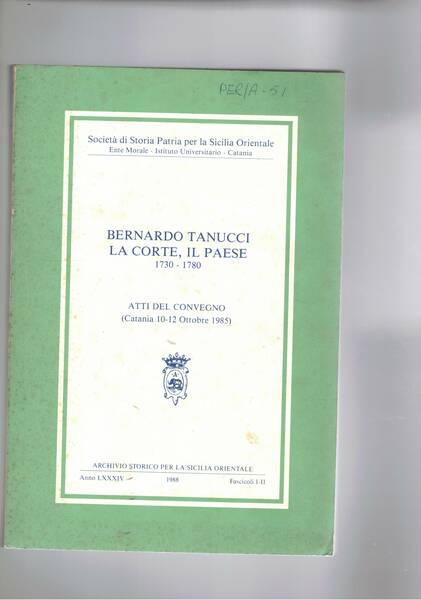 Archivio storico per la Sicilia Orientale fasc. I-III in unico …