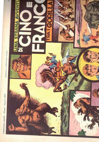 Tra i gorilla. Una strana avventura ddi Cino e Franco. …