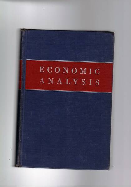 Economic Analysis. Revised edition.