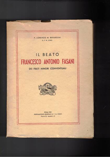 Il beato Francesco Antonio Fasani dei frati minori conventuali.