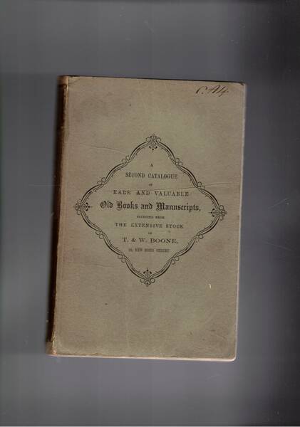 Catalogue of rare and valuable books including theological works, greek …