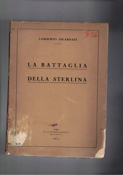 La battaglia della sterlina.