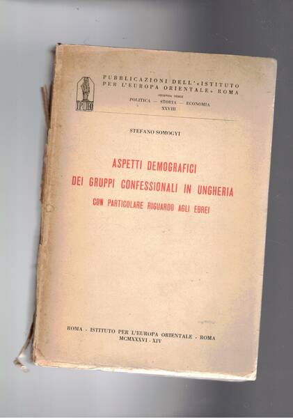 Aspetti demografici dei gruppi confessionali in Ungheria, con particolare riguardo …