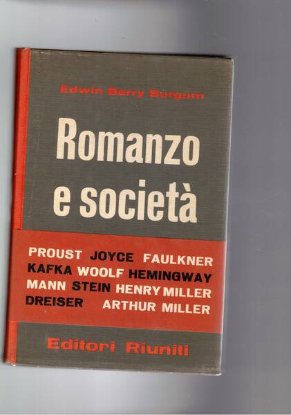 Romanzo e società.