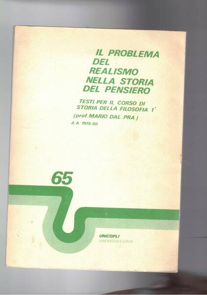 Il problema del realismo nella storia del pensiero. Testi per …