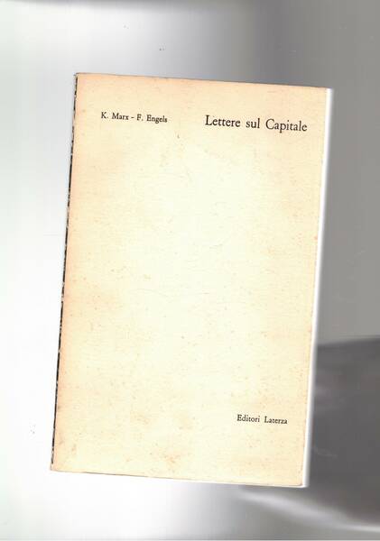 Lettere sul capitale.