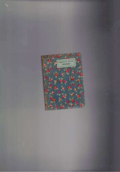 Pensées philosophiques et morales choisies, par M. Solovine. Coll. biblioteque …