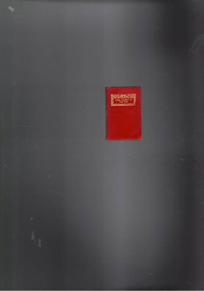 King Henry VI. Solo First Part.