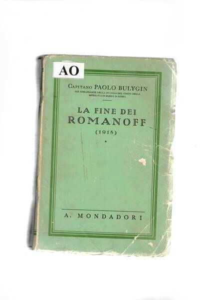 La fine dei Romanoff (1918).