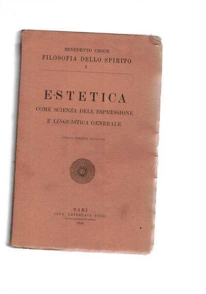 Estetica come scienza dell'espressione e linguistica generale.