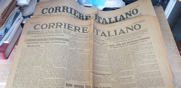 Corriere italiano (giornale di Roma) disponiamo di due numeri del …