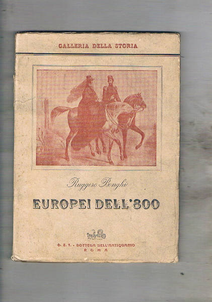 Europei dell' 800. Thiers, Disraeli, Cavour, Bismarck.