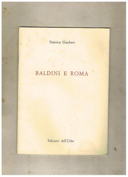 Baldini e Roma.