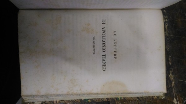 La vita di Apollonio Tianeo di Flavio Filostrato, in libri …