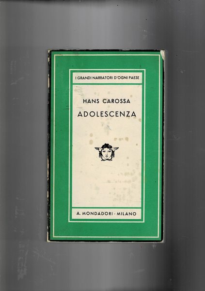 Adolescenza, romanzo. Coll. Medusa (vol. IL°). Unica traduzione autorizzata di …