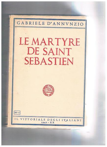 Le martyre de Saint Sebastien.