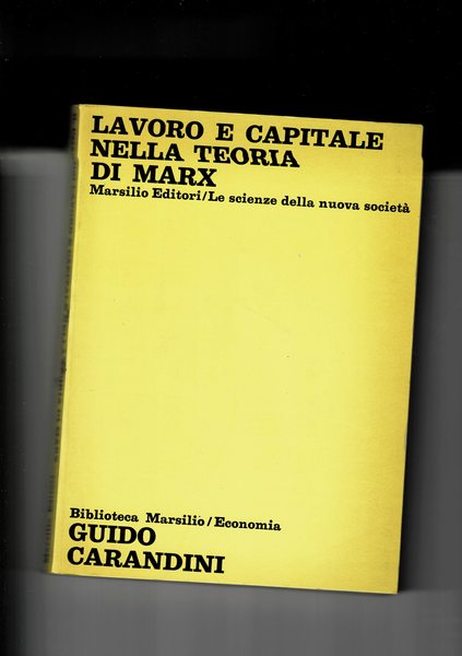 Lavoro e capitale nella teoria di Marx.