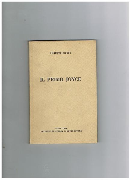 Il primo Joyce.