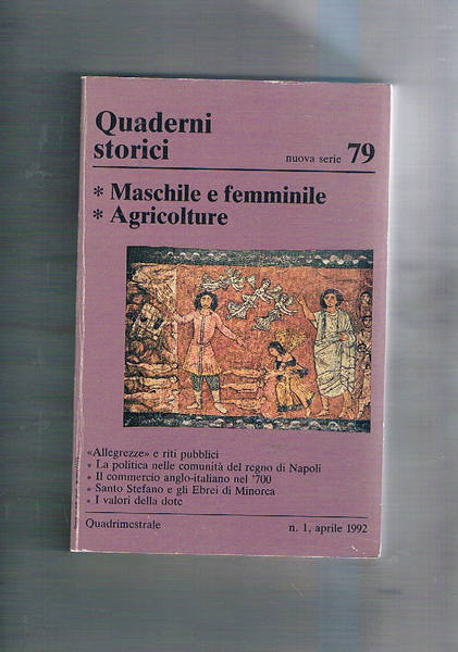 Maschile e femminile. Vol. 79° anno XXVII - fasc. I°, …