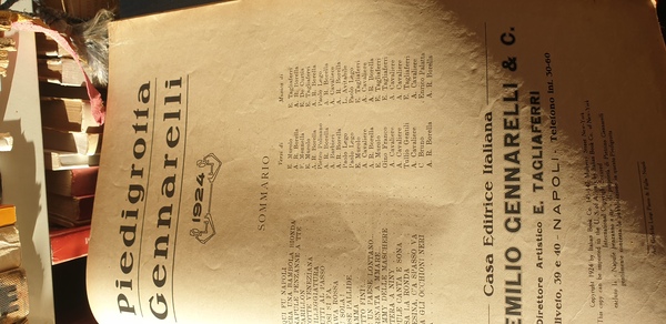 Piedigrotta Gennarelli 1924.