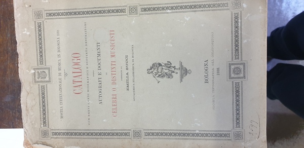 Mostra Internazionale di Musica in Bologna, 1888. Catalogo con brevi …