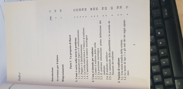 Rom Harré e il problena del realismo scientifico.