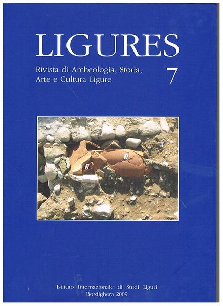 Ligures, rivista di Archeologia, Storia, Arte e Cultura Ligure. Disponiamo …