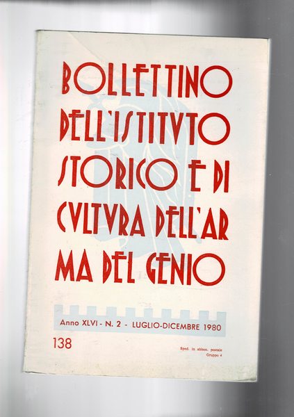 Bollettino dell'istituto storico e di cultura dell'arma del genio. Pubblicazione …