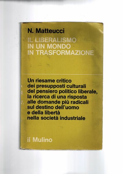 Il liberalismo in un mondo in trasformazione.