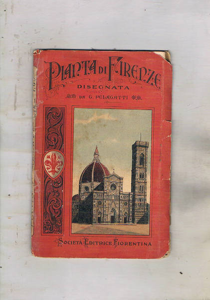 Pianta di Firenze, disegnata da pelagatti alla scala 1:8.000.
