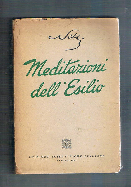 Meditazioni dall'esilio.
