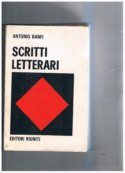 Scritti letterari, a cura di Carlo Cordiè.