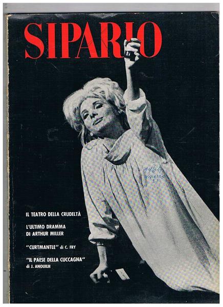 Sipario rivista mensile di teatro, scenografia, cinema, balletto, televisione. Annata …