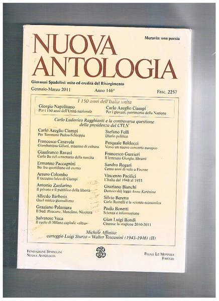 Nuova Antologia, rivista di lettere, scienze e arti. N° di …