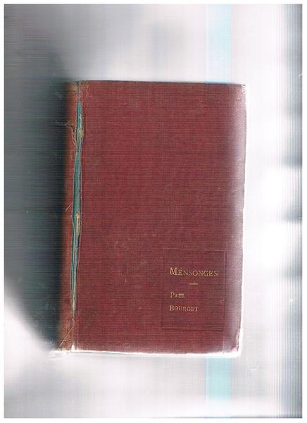 Mensonges. Illustrations de Myrbach, gravue de Ch. Guillaume.