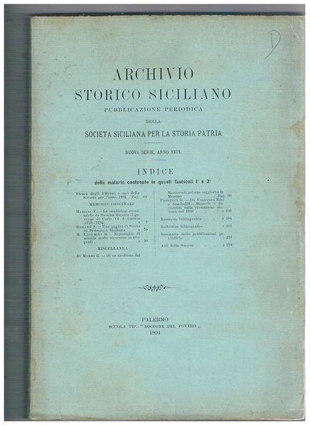 Archivio storico siciliano. periodico della Società Siciliana per la storia …