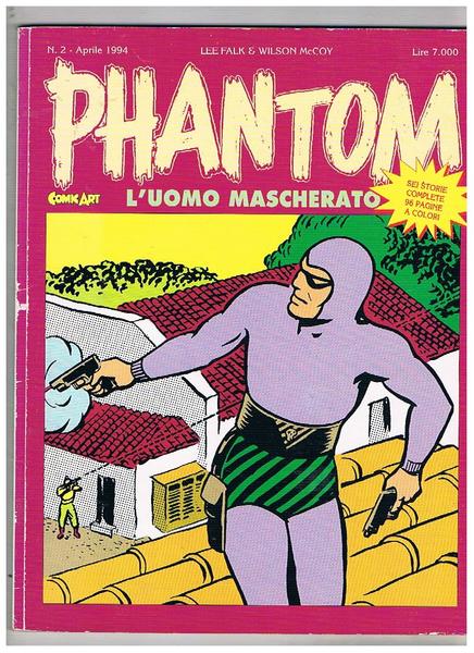 Phantom. Sei storie complete n° 2 aprile 1994.
